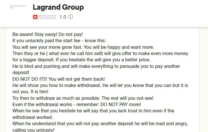Lagrandg Group отзывы
